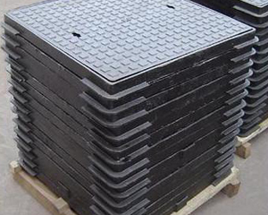 方形井圈井盖模型